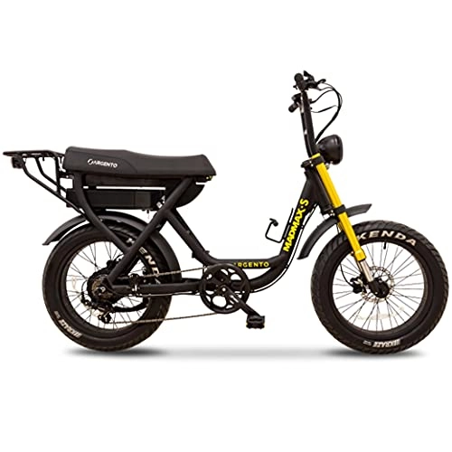 Vélos électriques : Argento - Vélo électrique Madmax-S - Fat E-Bike - Batterie Samsung 36V 13Ah 468Wh - Autonomie jusqu'à à 80Km - Coffre sous la Selle