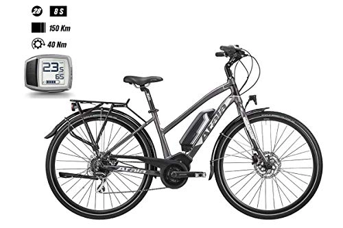 Vélos électriques : Atala B-Tour Lady Vlo lectrique Moteur AM80 8 V Noir / anthracite Taille 44