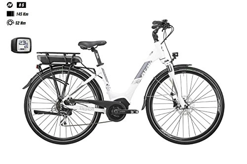 Vélos électriques : Atala vlo lectrique b-easy s 288-V TG. 50active plus 300WH Purion 2018Blanc (City Bike lectriques))