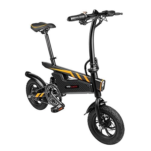 Vélos électriques : BBYT Vélo Électrique Pliant, 16" City E-Bike Adulte Pliant, Puissant Moteur 250W, Vitesse jusqu'à 25 km / h, 15km la Longue Portée, 36V 6.0Ah Batterie Lithium Rechargeable