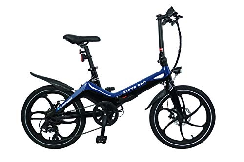 Vélos électriques : Blaupunkt Fiete 500 laupunkt 500-Vélo électrique Pliable Mixte-Adulte, Cosmos Bleu / Noir, 20 Zoll