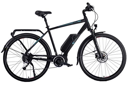 Vélos électriques : Brinke Vélo Électrique Rushmore 2 DEORE Sport (Noir, L)