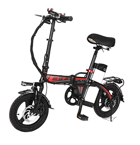Vélos électriques : BYYLH Vlo lectrique Pliant Lithium-ION Portable Adulte Pliable E-Bike Trottinette Home