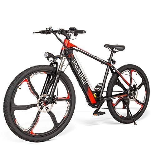 Vélos électriques : Carsparadisezone Vélo électrique pour Adultes 26 Pouces 250 W avec Batterie au Lithium 36V 8Ah Amovible 30km / h Montagne Ebike VTT électrique