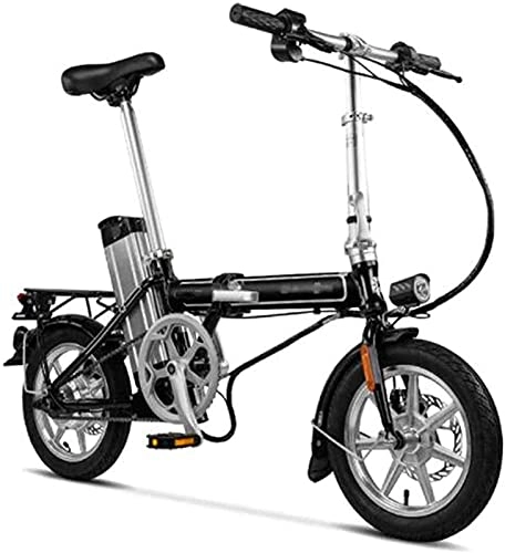 Vélos électriques : CASTOR Vélo électrique Vélos électriques en Alliage d'aluminium de 14 Pouces, 48V10A Vélo Adulte LED Avant Avertissement ARRIÈRE ARRIÈRE Light Sports Voyage EXTÉRIEUR