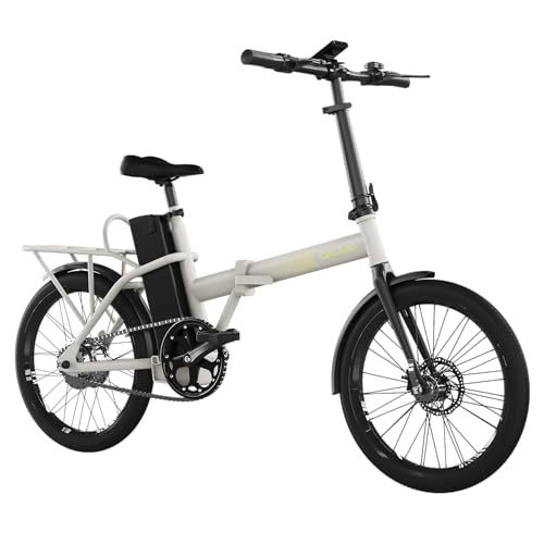 Vélos électriques : Cecotec Vélo Électrique Pliable Folding. Autonomie de 35 km, Batterie de 270 Wh, Double Frein à Disque, Roues de 20", Transmission Shimano, Écran, Cadre en Acier Hi-Ten