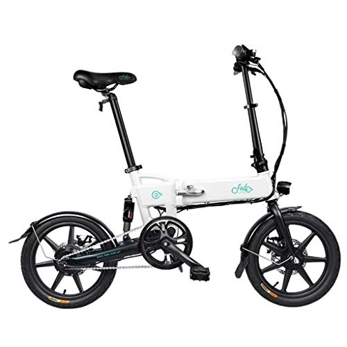 Vélos électriques : CHHD D2 vélo électrique Pliant Trois Modes de Conduite Ebike 250W Moteur 25Km / H 25-40KM Gamme E vélo 16 Pouces Pneu vélo électrique