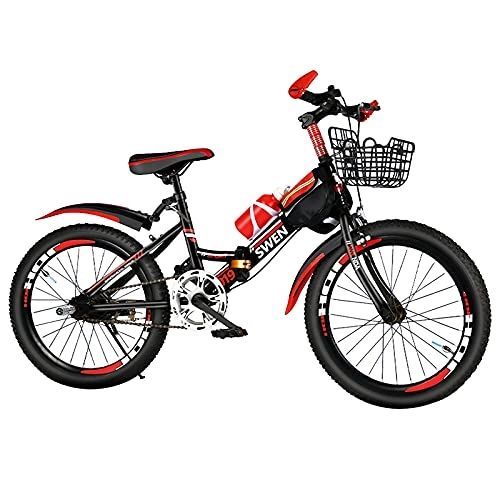 Vélos électriques : CHHD Vélo de Montagne Pliable 18 Pouces (20 pouces / 22 Pouces) pour garçons et Filles, Hauteur de siège réglable, adapté aux Enfants et aux Adultes de Plus de 10 Ans, Sports de Plein air