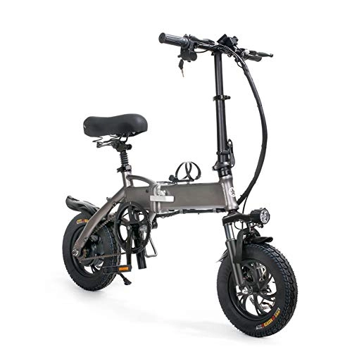 Vélos électriques : CHU Hommes Et Femmes Vélo Électrique Mini-Pliant Adulte À Deux Roues