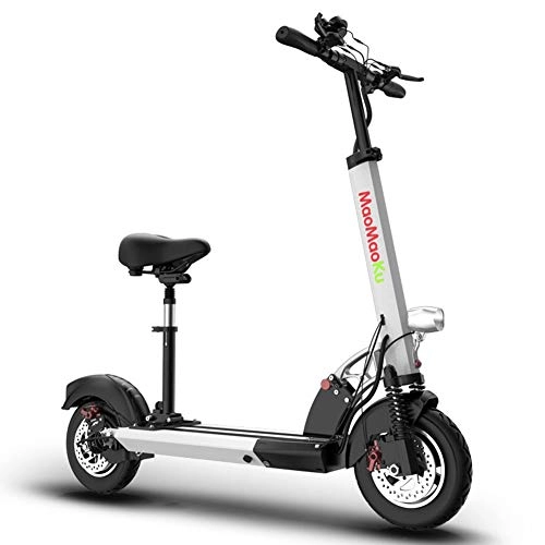 Vélos électriques : CYGGL Bicyclette Adulte Adulte Se Pliante portative de Scooter électrique de kilométrage Maximum 80KM, Vitesse maximale 45KM / H, 48V500W avec Le Dispositif antivol à télécommande