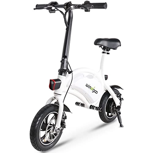 Vélos électriques : Draisienne Electrique, Velo Electrique Pliable, Trotinette Electrique Adulte de 12 Pouces, Vitesse jusqu'à 25 km / h, Vélo Pliant Équipé de Freins à Disque