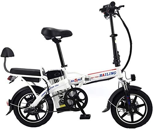 Vélos électriques : Drohneks Vélo électrique Pliant avec Batterie Amovible au Lithium-ION de 48 V 16 Ah, vélo électrique léger et en Aluminium avec Moteur Puissant de 250 W, Chargeur de Batterie Rapide (14 ')