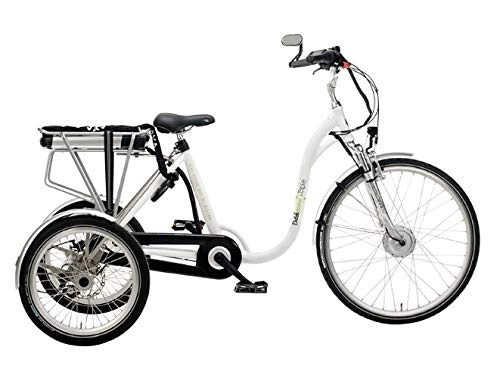 Vélos électriques : Dutchebike Triple 28 Pouces 50 cm Femme 7SP Rollerbrakes Blanc