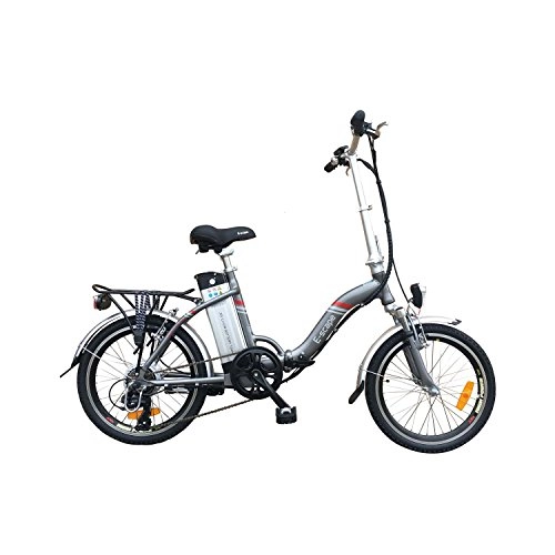Vélos électriques : E-scape Vlo Assistance Electrique Pliant 20'' 36V 10, 4Ah Noir fonc