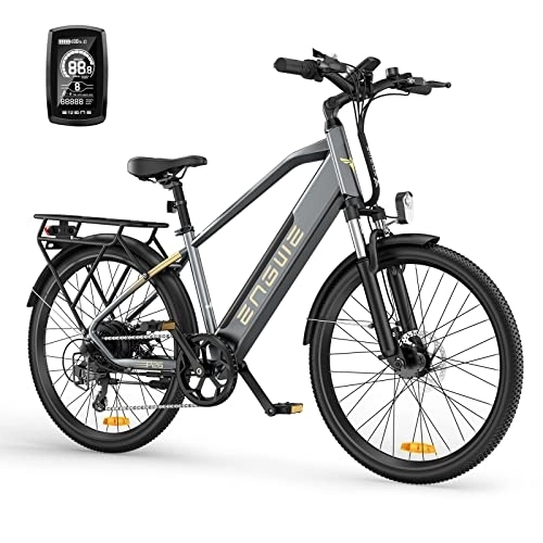 Vélos électriques : ENGWE Vélos électriques pour Adolescents - Batterie 36 V 17 Ah Longue portée Vélo électrique de 100 km d'autonomie avec Changement à 7 Vitesses