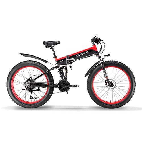 Vélos électriques : Extrbici Vélo Electrique Pliable XF690 (Rouge)