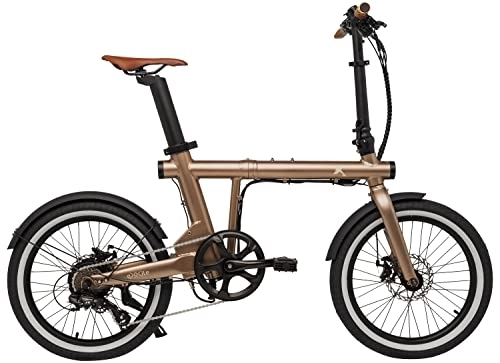 Vélos électriques : eXXite XS-Batterie STD Vélo électrique Pliable Mixte Adulte, Cuivre Original, Compacto