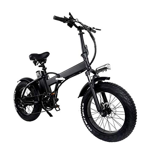 Vélos électriques : Ezeruier Spike roue 20 pouces trois modes de conduite-démarrage par un bouton vélo électrique vélo de montagne neige vélo électrique cruiser vélo, vélo électrique 500W batterie de grande capacité 15Ah