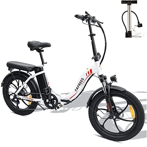 Vélos électriques : Fafrees F20 Vélo électrique Pliable avec Batterie 36 V 15 Ah pour Les trajets, vélo électrique 20 Pouces pour Femme 250W Max. 25 km / h VTT pour Homme Shimano 7S Vélo Pedelec Charge maximale 150 kg