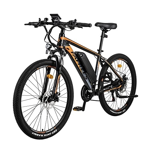 Vélos électriques : Fafrees Vélo Électrique 26 Pouces 250W, Batterie Lithium-ION Amovible 36V 10AH, Vélo Électrique de Montagne (Noir)
