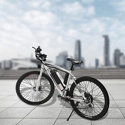 Vélos électriques : Fetcoi Vélo électrique femelle mâle 26 pouces, VTT électrique, moteur arrière 250W, vélo électrique 21 vitesse pédale vélo, adapté pour les adultes de la ville.