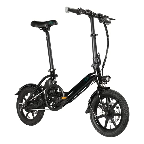 Vélos électriques : FIIDO D3PRO 250w Moteur 7.5Ah 14 Pouces Vélo De Montagne Pliant Électrique (Le Noir)