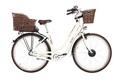 Vélos électriques : fischer Pêcheurs Il 1804 E-Bike, Beige, 28 "