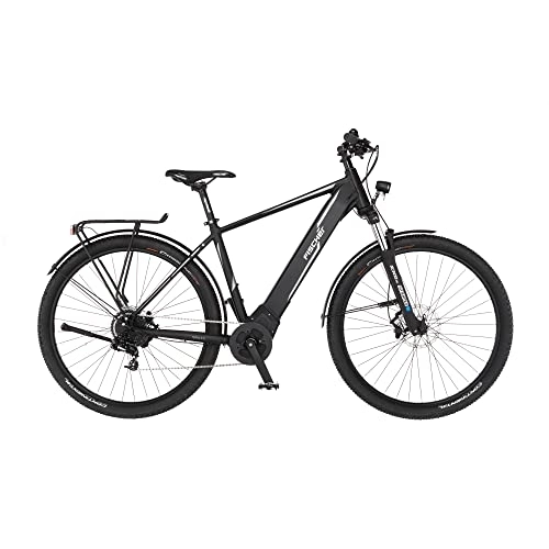 Vélos électriques : Fischer Terra 5.0i Homme et Femme | RH 51 cm | E Bike avec Moteur Central 50 Nm | Batterie 36 V dans Le Cadre Vélo électrique ATB, Noir Mat, Rahmenhöhe