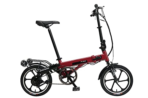 Vélos électriques : Flebi Supra Eco Vélo électrique Rouge Bordeaux 130 x 106 x 57 cm