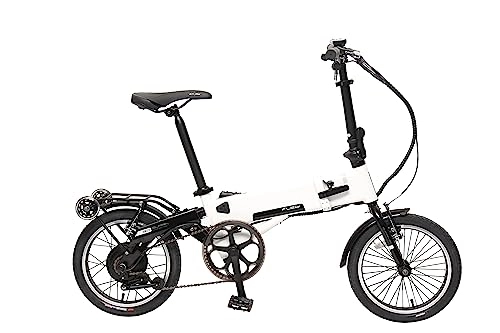 Vélos électriques : Flebi - Vélo Électrique Pliable Supra 3.0 Lite | Autonomie 50 km - Vitesse 25 km / h | Vélo Électrique Pliant Batterie 7.8Ah (Blanc)