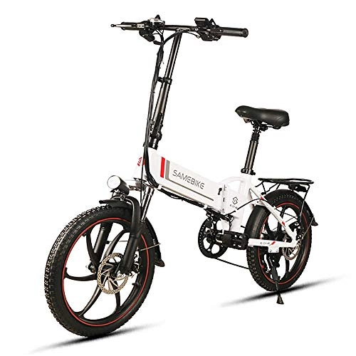 Vélos électriques : Fourche de vélo Vélos électriques 20 Pouces, vélo électrique Pliant, VTT électrique, Moteur 350W 150Kg Max avec Batterie Lithium-ION Amovible 48V, vélo électrique à Assistance électrique, Scooter po