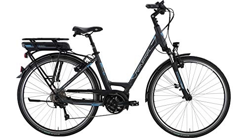 Vélos électriques : GENESIS Trek-Bike Elite TRAVEL 1.8 28 - Gris mat, Mixte, 46