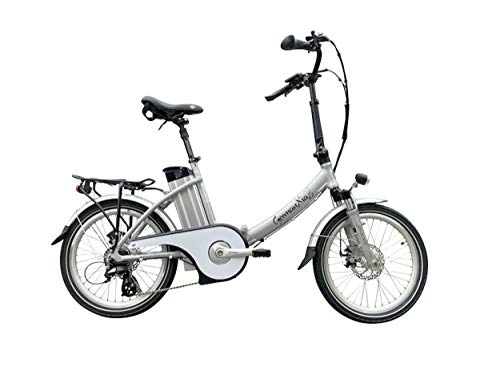 Vélos électriques : GermanXia® Vélo électrique pliable Mobilemaster - Tour CH 7G - Shimano 20" - Avec capteurs de mouvement - eTurbo 250 W HR - Jusqu'à 140 km selon le code de la route allemand