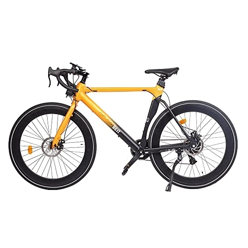 Vélos électriques : GOGOBEST R2 Vélo électrique de route, roue de 700 x 32 mm, moteur sans balais de 250 W, dérailleur Shimano 7 vitesses, écran LCD intelligent, orange
