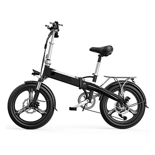 Vélos électriques : GUHUIHE Vélo électrique de 20"pour Adulte, vélo de Banlieue électrique Pliable avec Batterie au Lithium à Moteur sans Balai 350W