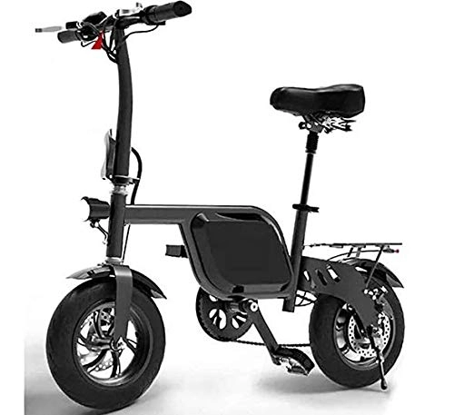 Vélos électriques : GYL Vélo électrique Scooter vélo pliant Batterie au lithium portable de 14 pouces 48V 350W Moteur sans balais, vous pouvez basculer entre trois modes sportifs pendant la conduite, la vitesse maximale