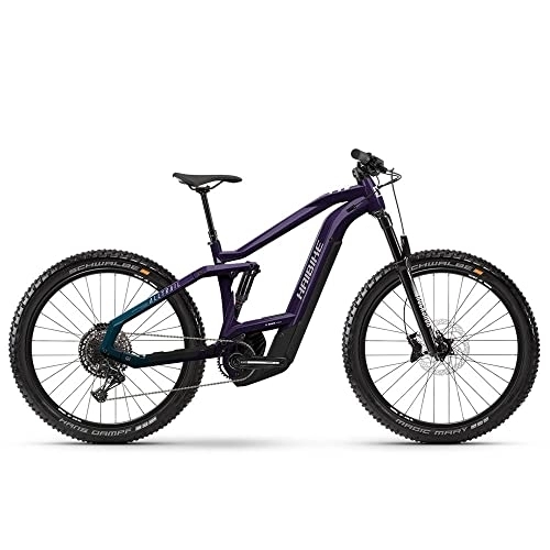 Vélos électriques : HAIBIKE AllTrail 8 29'' 140mm 12v 625Wh Bosch Performance CX Violet 2022 Taille 44 (eMTB All Mountain))