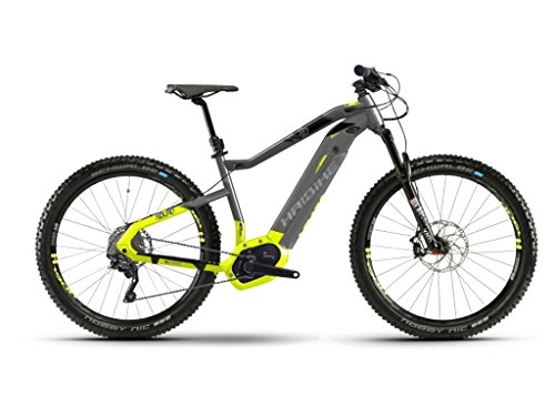 Vélos électriques : haibike sduro hardnine 9.0500WH 11de G XT bcxp (2018), titane / citron vert / noir taille m