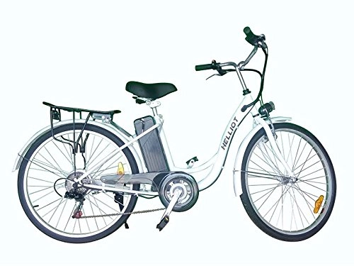 Vélos électriques : Helliot Bikes EB01 Vélo électrique Mixte Adulte, Noir
