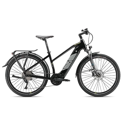 Vélos électriques : HEPHA Vélo électrique Trekking 7 Long Range, E-Bike Batterie intégrée 708Wh, Moteur Central 80 Nm, 10 Vitesses, App Support, Disque hydrauliques, Unisex VTC 27, 5 Pouce