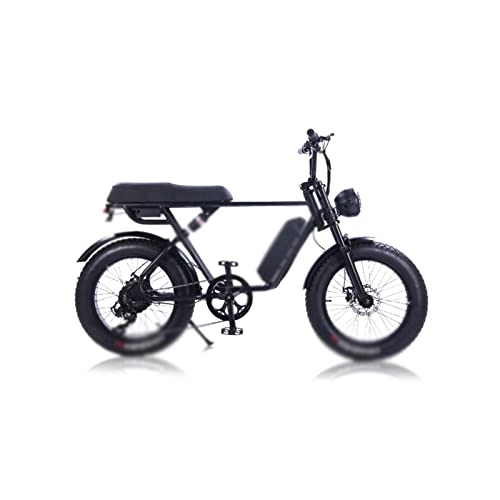 Vélos électriques : HESND ddzxc Vélo électrique en acier au carbone Vélo de plage électrique Moto de neige Fat Bike