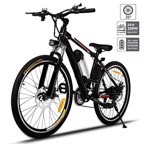 Vélos électriques : Hiriyt Vélo Electrique 26" E-Bike - VTT Pliant 36V 250W Batterie au Lithium de Grande Capacité - Ville léger Vélo de avec moyeu 21 Vitesses