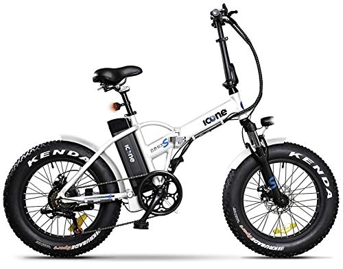 Vélos électriques : Icon.e Bici Elettrica Pieghevole E-Road Plus 250W Navy White S