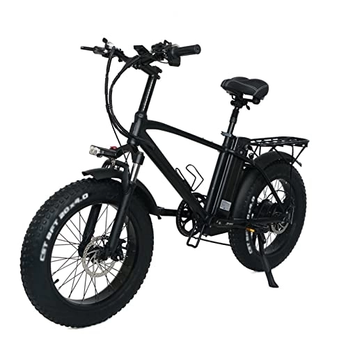Vélos électriques : IOPY Vélo Électrique VTT 26" Bicyclettes Électriques pour Adultes, Moteur Ebike avec Batterie Amovible 48V Lithium-ION pour Jungle Trails Snow Beac (Color : Black, Size : 48V / 15A)