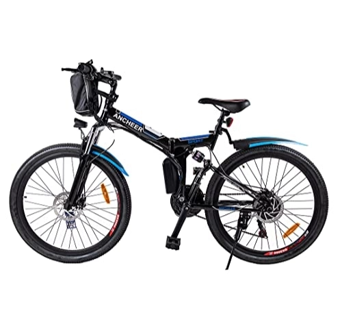 Vélos électriques : Irypulse Homme Vélo Électrique Pliable 26” Vélo de Montagne Adulte Urban E-Bike VTT Électrique Mountainbike 36V 10Ah avec Batterie au Lithium Amovible Ecran LCD Freins Hydrauliques(Noir)