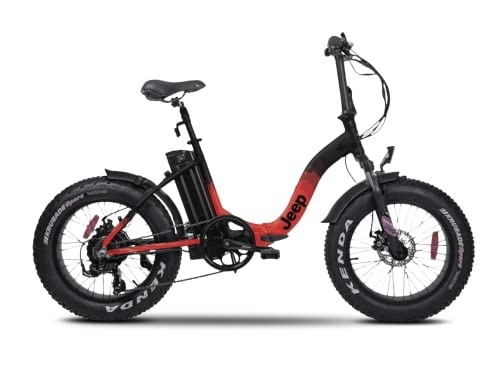 Vélos électriques : Jeep Phoenix E-Vélo Adulte Unisexe, Rouge, Unique Taille