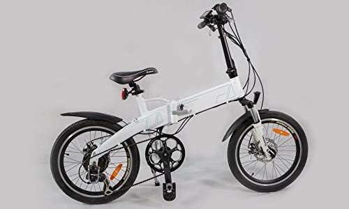 Vélos électriques : Jet-Line E-Bike vlo pliable cadre aluminium avec drailleur Shimano, batterie Samsung, disques de frein
