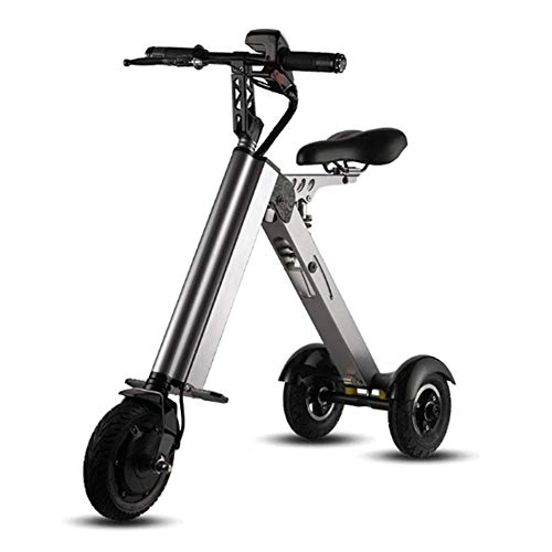 Vélos électriques : JJZXLQ Mini Vélo Électrique Pliant Vélo Électrique Pliant Urbain Taille: 8Pouces, 250W, Capacité De Charge: 120 Kg