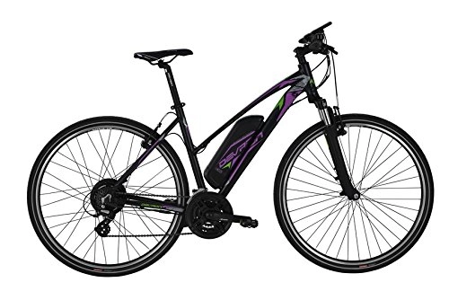 Vélos électriques : John Mc Wilson Cycles devron-28162-457-n Vélo électrique Mixte Adulte, Noir, 45.7 cm
