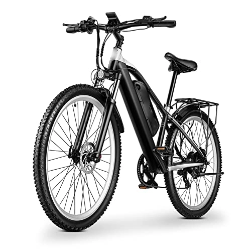 Vélos électriques : JstDoit Vélo électrique pour homme - Vélo électrique pour adulte - Vélo électrique tout-terrain - Vélo de neige